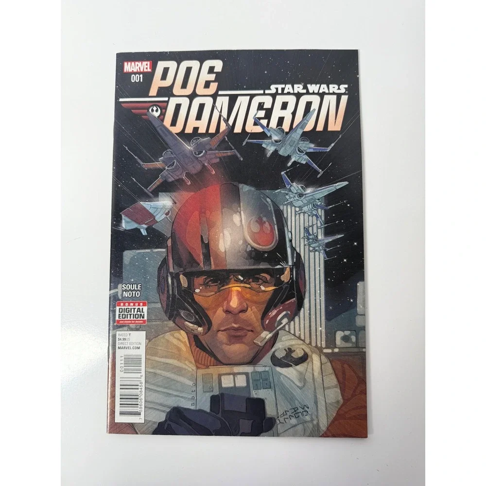 Marvel Star Wars Poe Dameron 001 Comic Book 2016 Charles Soule Phil Noto Art